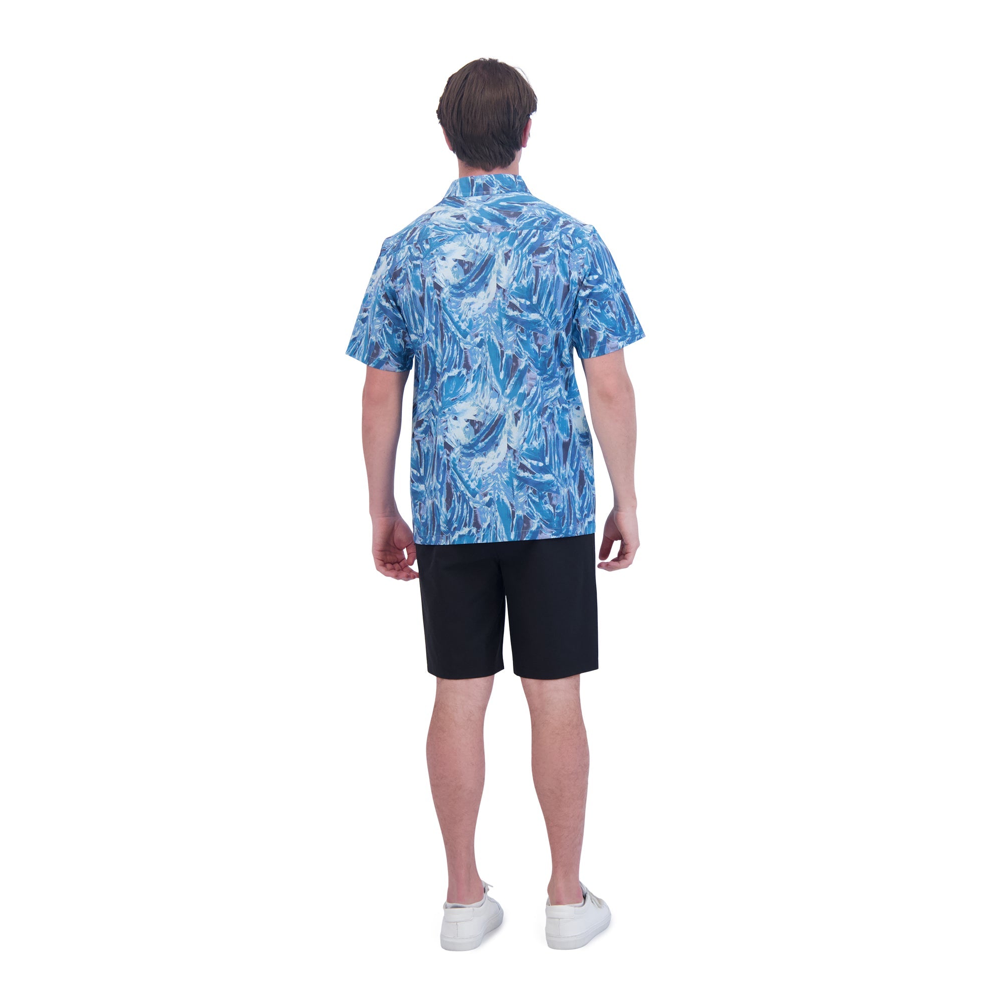 Dakine Aloha Button Down Short Sleeve Shirt - Hanna Blue Print