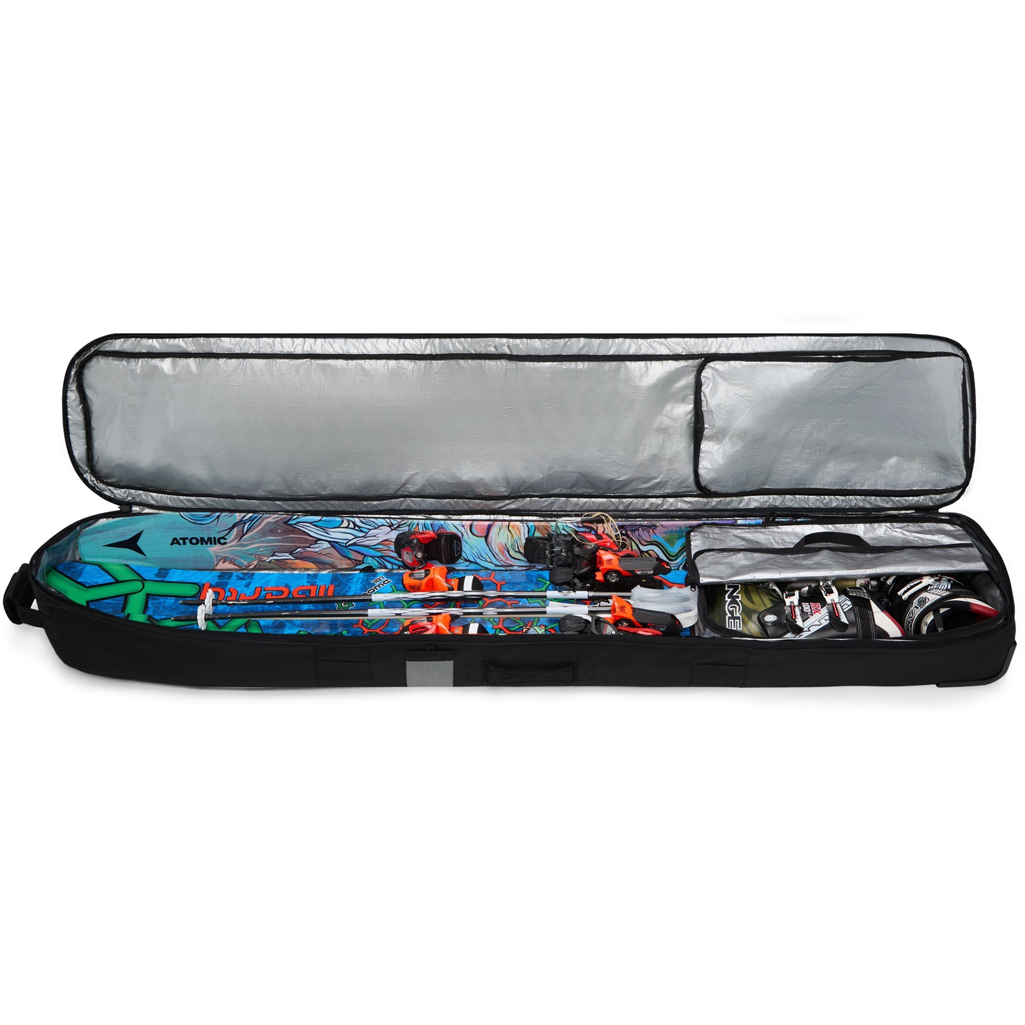 Fall Line Ski Roller Bag - Black
