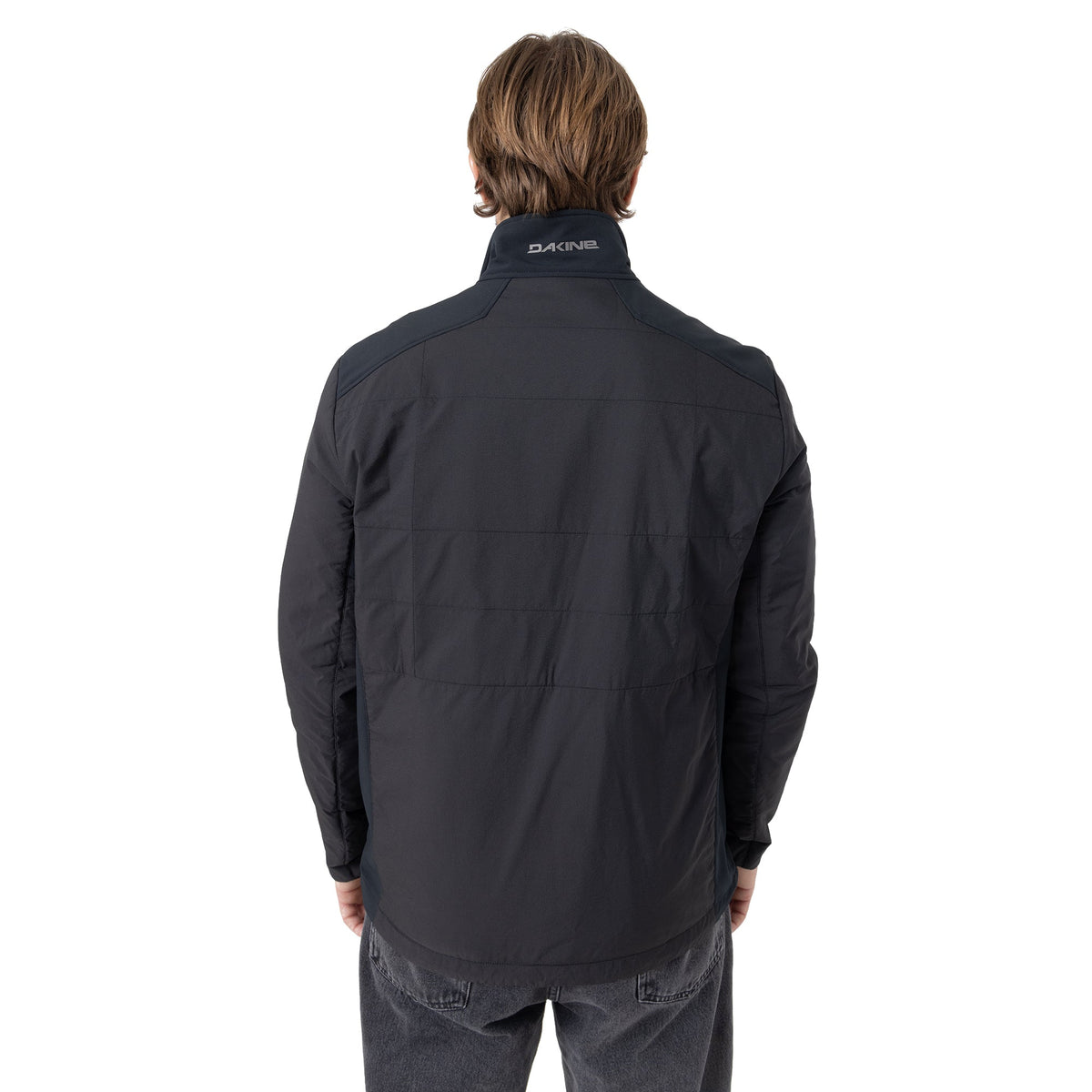 Light Wt. Mixed Media Jacket - Black