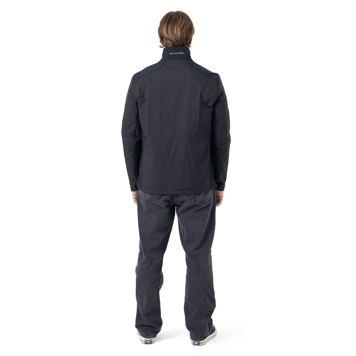 Light Wt. Mixed Media Jacket - Black