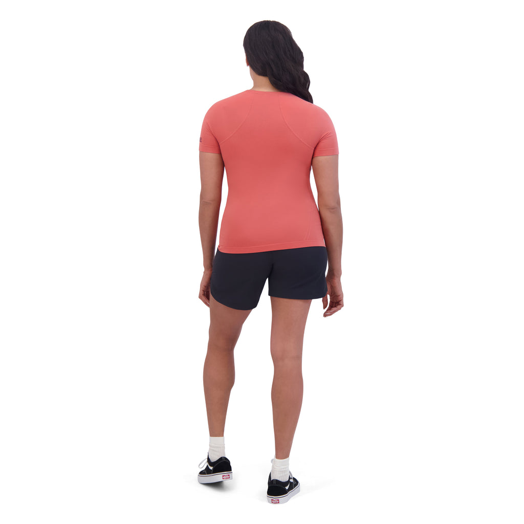 Seamless Tee Women's - Mineral Red