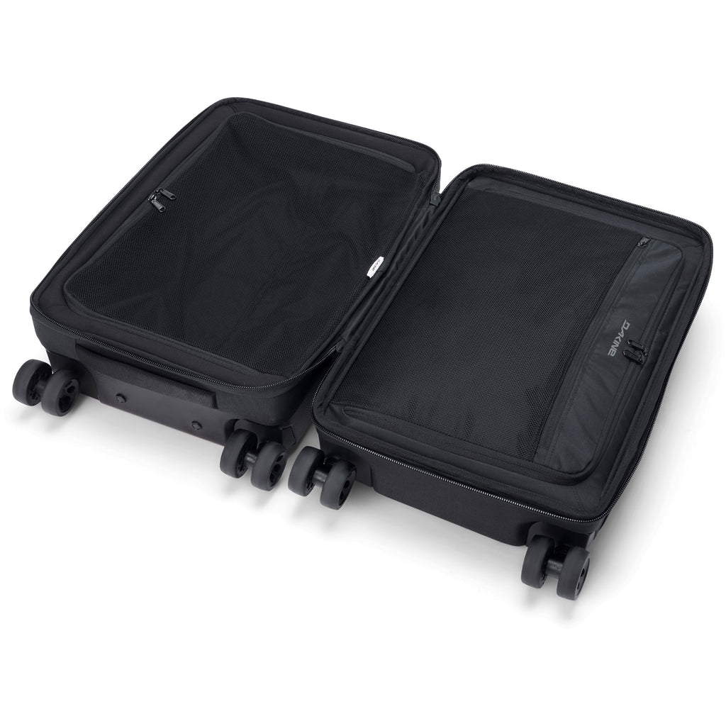Split 4 Wheel Carry On Roller Bag 48L - Black