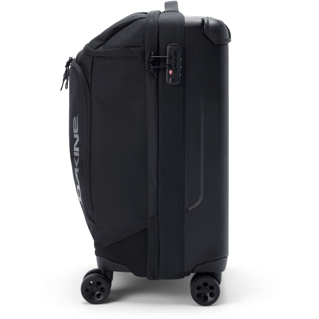 Split 4 Wheel Carry On Roller Bag 48L - Black