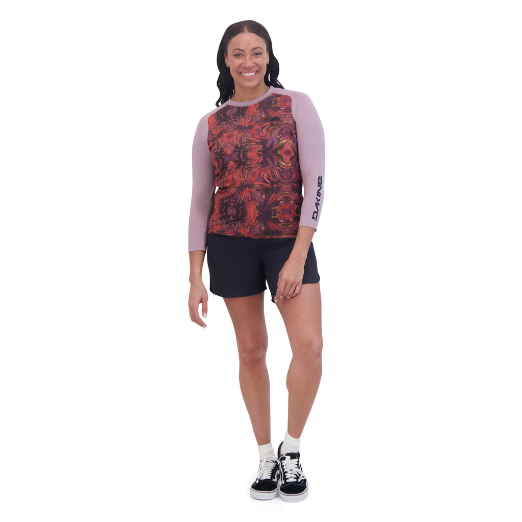 Syncline 3/4 Jersey Women's - Day Tripping / Quail
