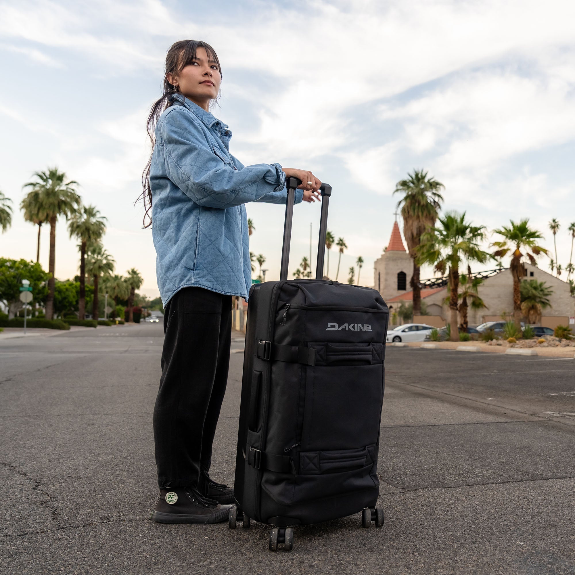Split 4 Wheel Roller Bag 87L - Mulled Basil